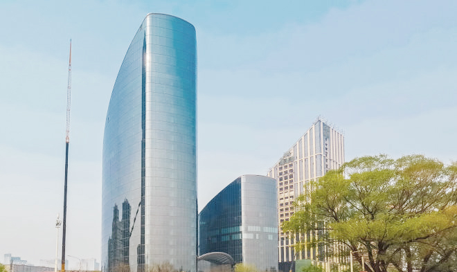 启皓大厦外观图